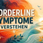 Ruhige Illustration zu Borderline Symptomen mit Schlagwort emotionale Instabilit&auml;t als Eyecatcher